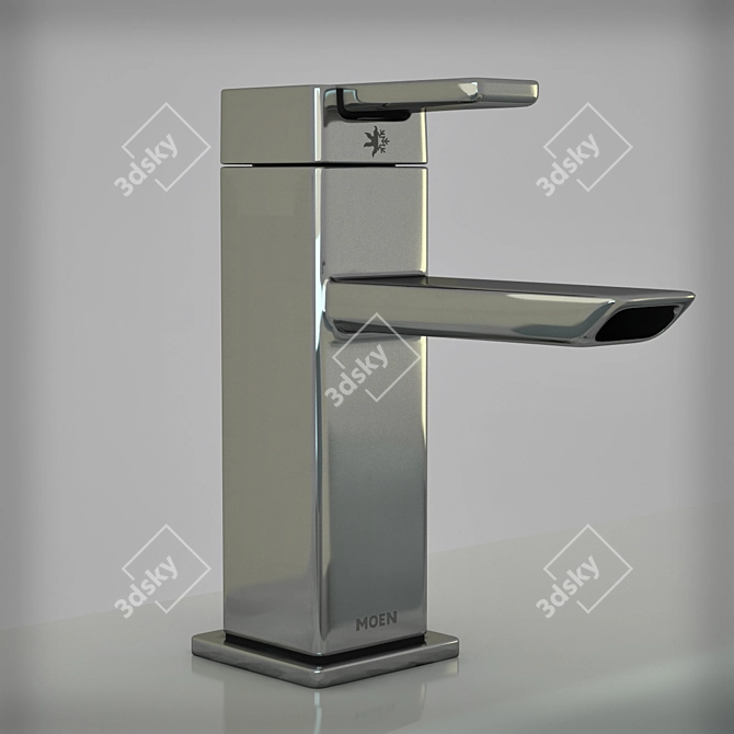 Moen S6700: Stylish Chrome Faucet 3D model image 2