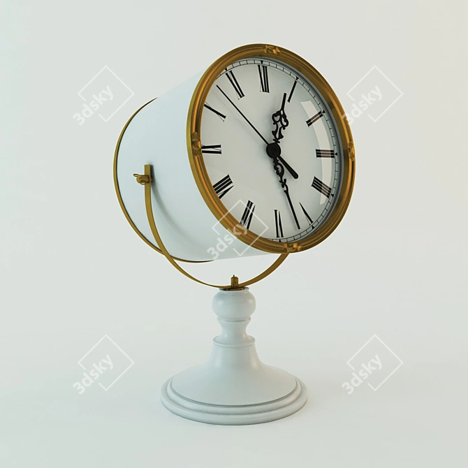 Astro Time  Telescope-inspired Clock 3D model image 1