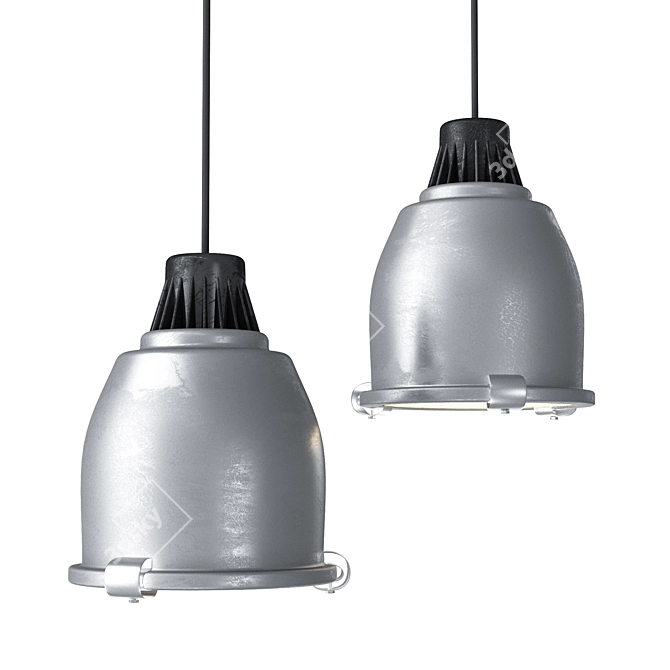 IllumiLoft: Modern LED Loft Light 3D model image 2