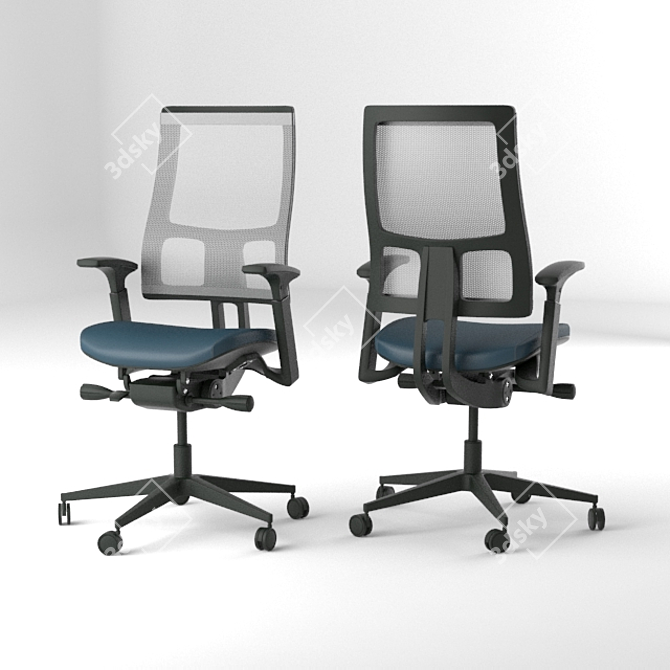 Modern Office Chair 3D model image 1