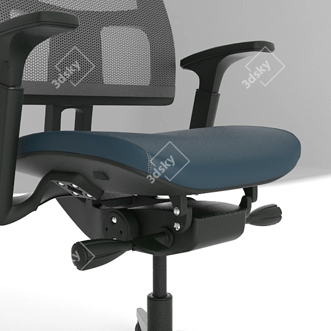 Modern Office Chair 3D model image 2