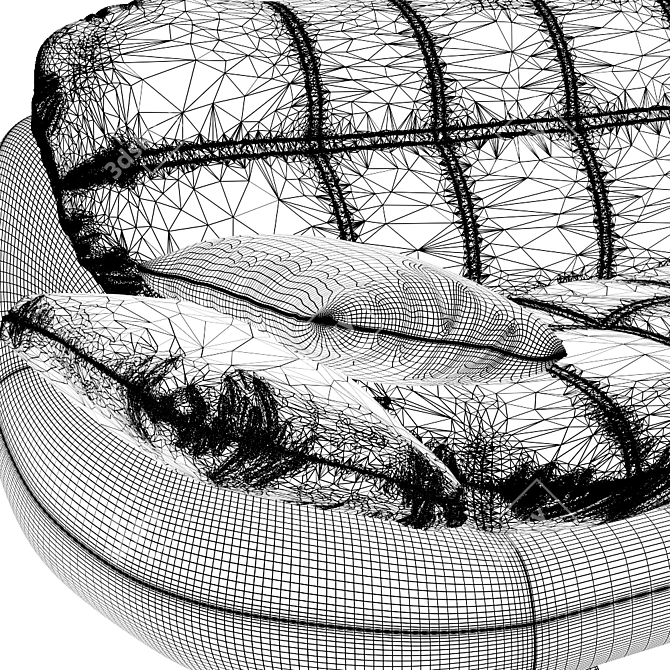 ComfortMax Sofa: Ultimate Seating Bliss 3D model image 3