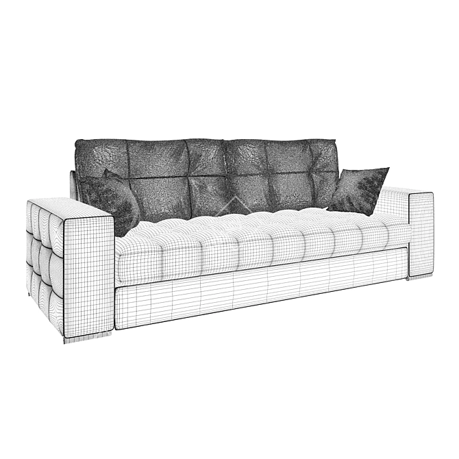 Comfy Lounge Sofa 3D model image 2