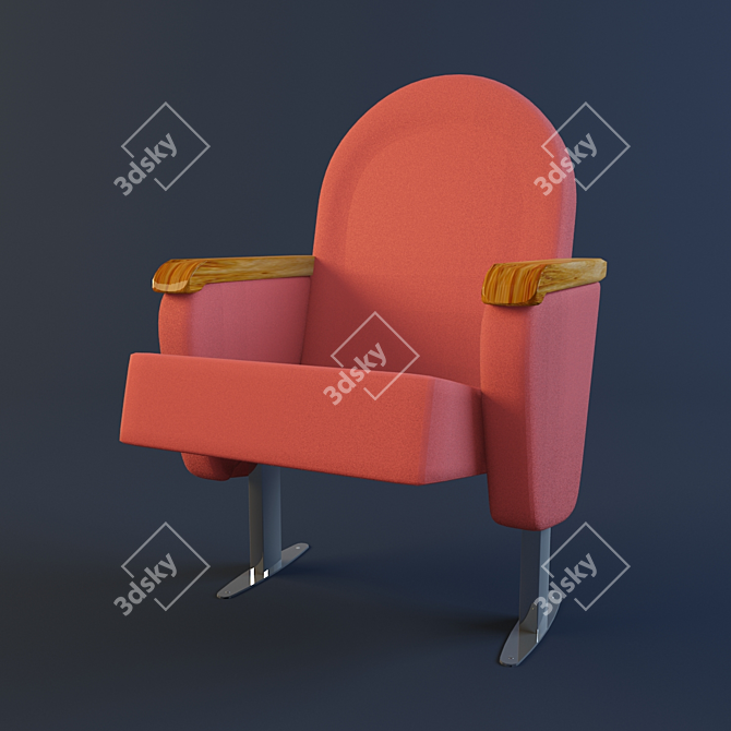 Theater Seat for Ultimate Comfort 3D model image 2