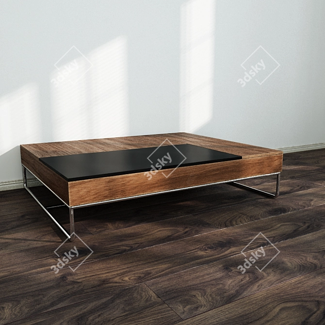 Sleek Vray Table with Textures 3D model image 1