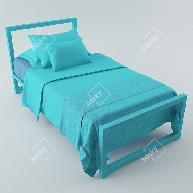 Dreamy Kids Bed 3D model image 3