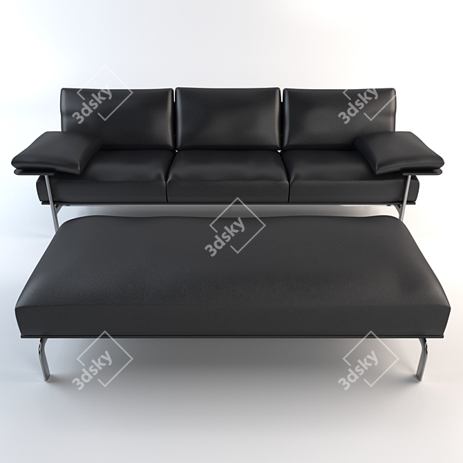 DIESIS Sofa Set: Versatile, Stylish, and Comfortable 3D model image 1