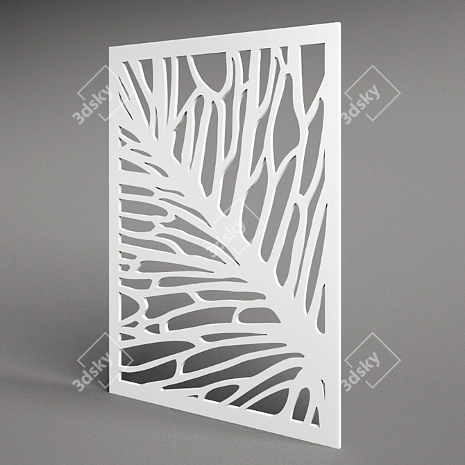 Modern Wall Panel: Timeless Elegance 3D model image 1