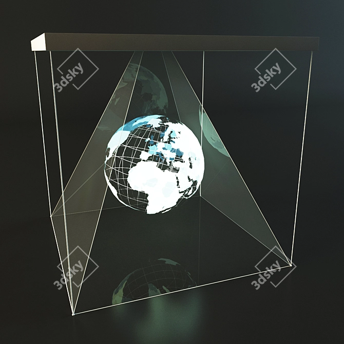 Globe HoloDeco 3D model image 1