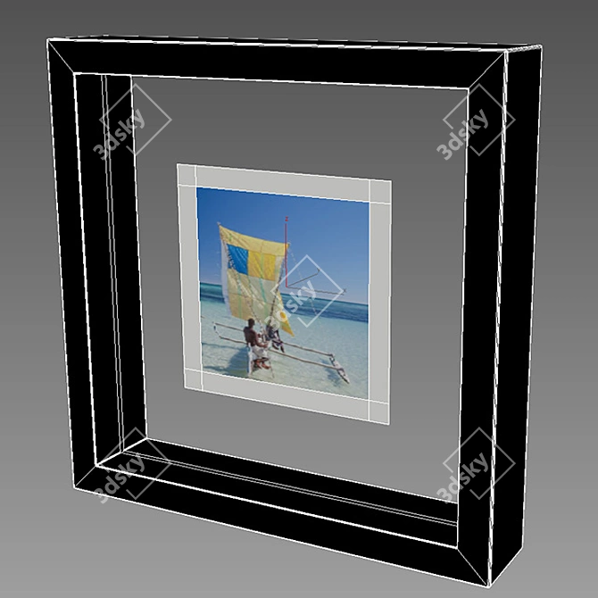 Photo Frame Collection: 20 Unique Designs 3D model image 3