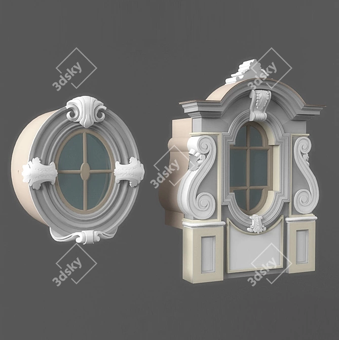 Classic Roof Windows 3D model image 1