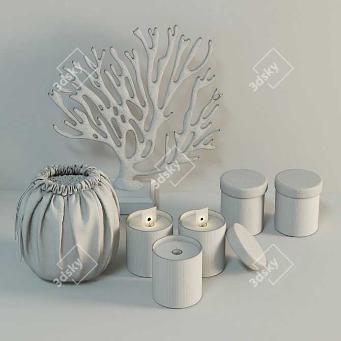 Apotheke Candles: Distinctive Set 3D model image 3