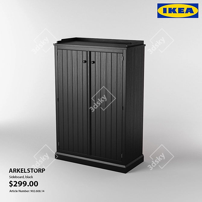 ARKELSTORP IKEA - Spacious Corona 1.1.1 Storage Cabinet 3D model image 2