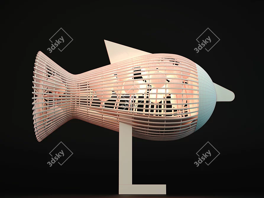 LZF Fish LS Pendant Light 3D model image 3