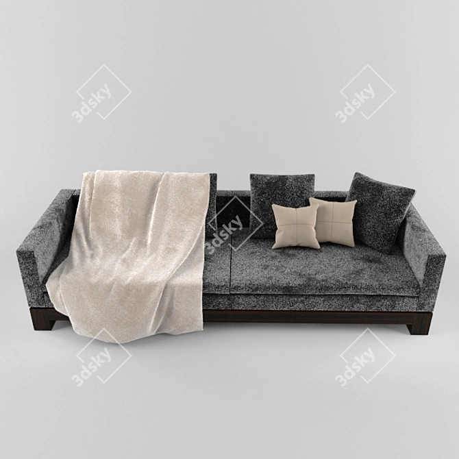 Title: Luxury Minotti Klimt Sofa 3D model image 2