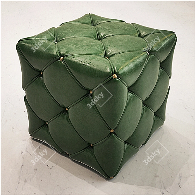 Cozy Comfort: Stylish Pouf Collection 3D model image 3