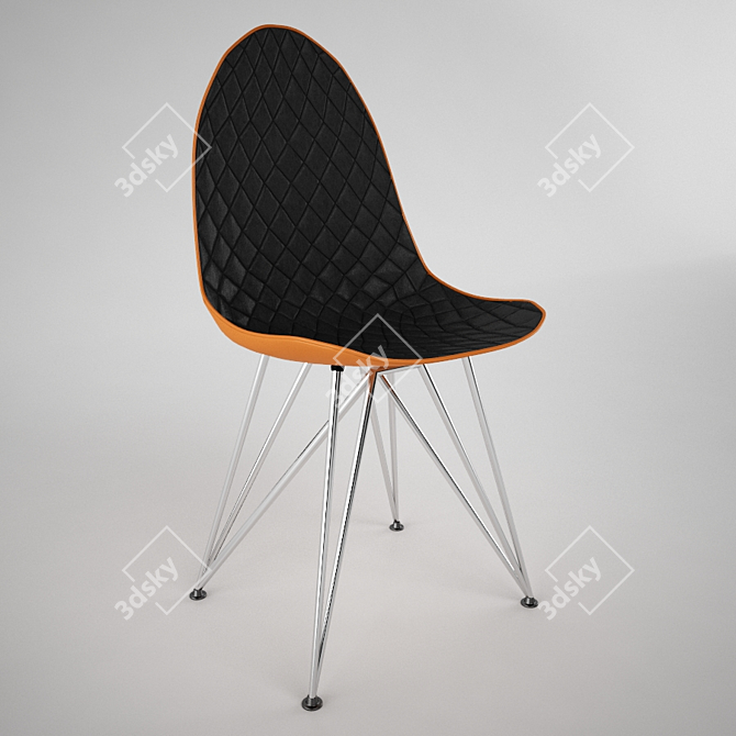 Racing-inspired Formula Chair 3D model image 1