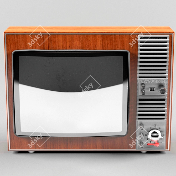 Title: Nostalgic Horizon TV 3D model image 1