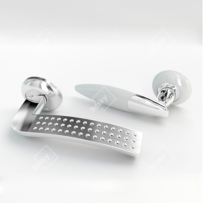 Product Title: Versatile Door Handles and Locks 3D model image 1