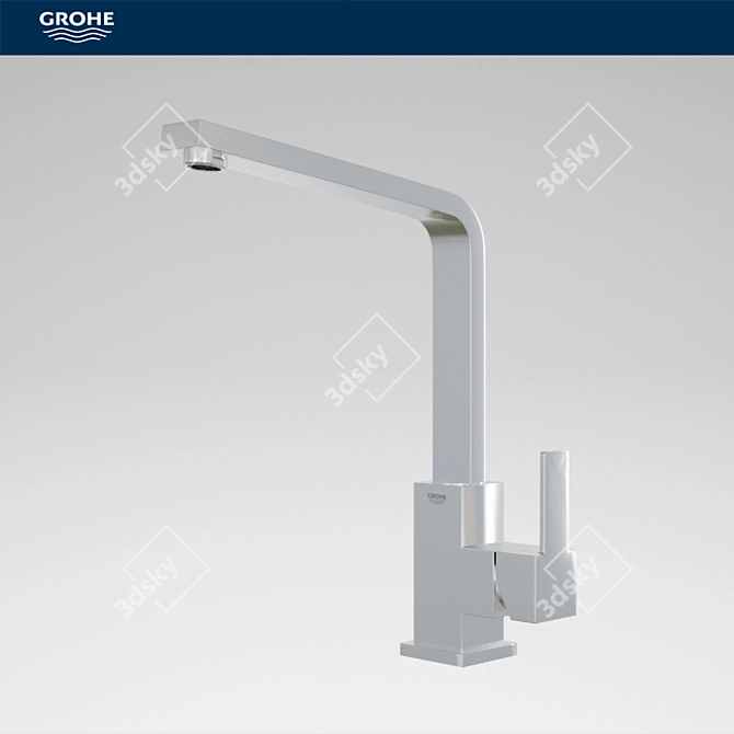 Grohe BauMetric Mixer 3D model image 2