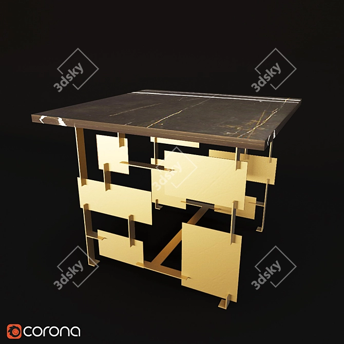 Notorious Coffee Table by Marioni 3D model image 2