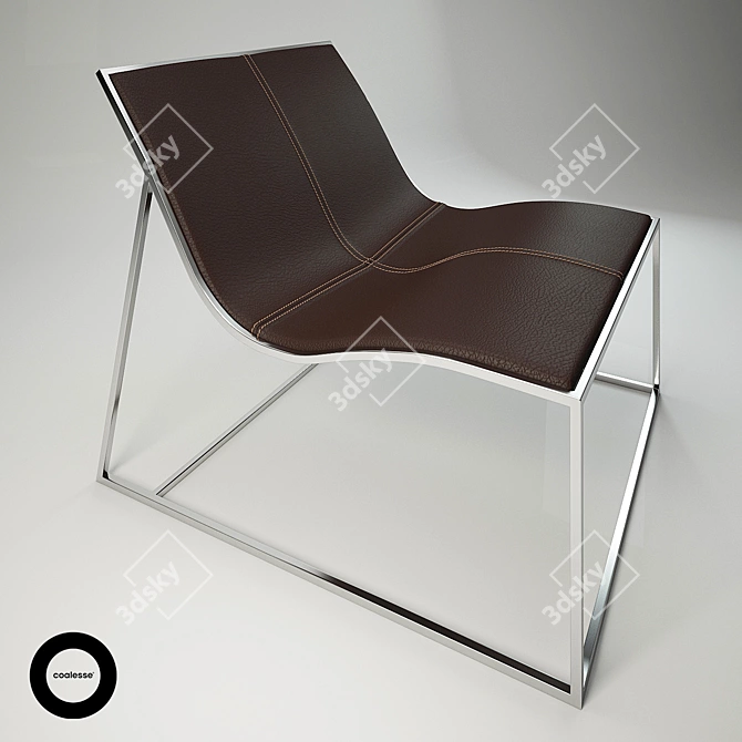 Sleek Holy Day Lounge: Modern Classic 3D model image 1