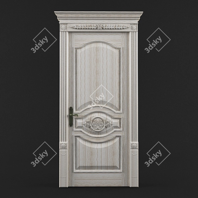 Elegant Versailles Door 3D model image 1