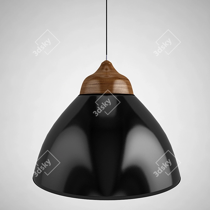 Elegant Vray Pendant Lamp 3D model image 1