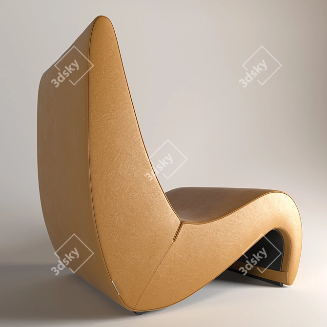 Amoebe Lounge Chair 3D model image 1