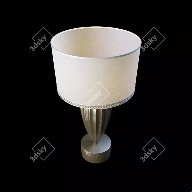 Title: Elegant Allegretto Gold Art Lamp 3D model image 2