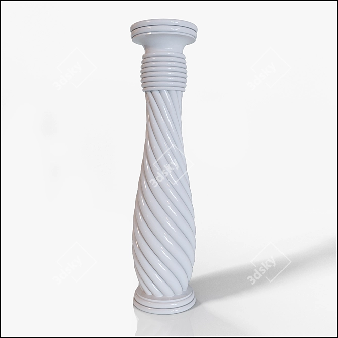 Classic Column Spiral - 3000mm Height, 715mm Diameter 3D model image 1