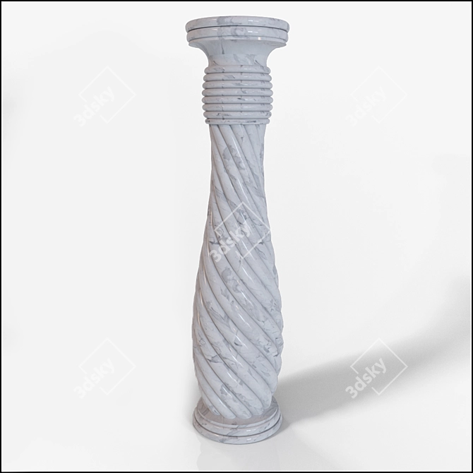 Classic Column Spiral - 3000mm Height, 715mm Diameter 3D model image 2
