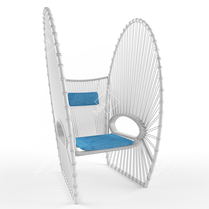 Kenneth Cobonpue Papillon Armchair 3D model image 2