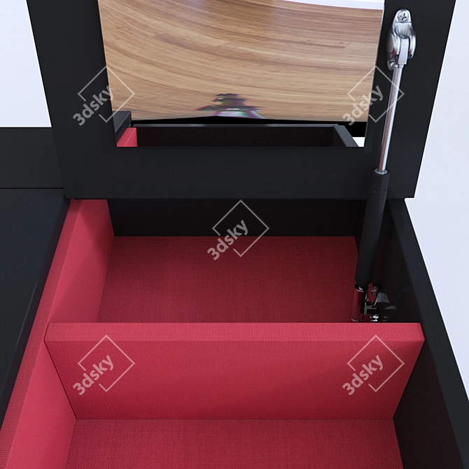 Versatile Bedroom Vanity Set "BRIMNES 3D model image 2