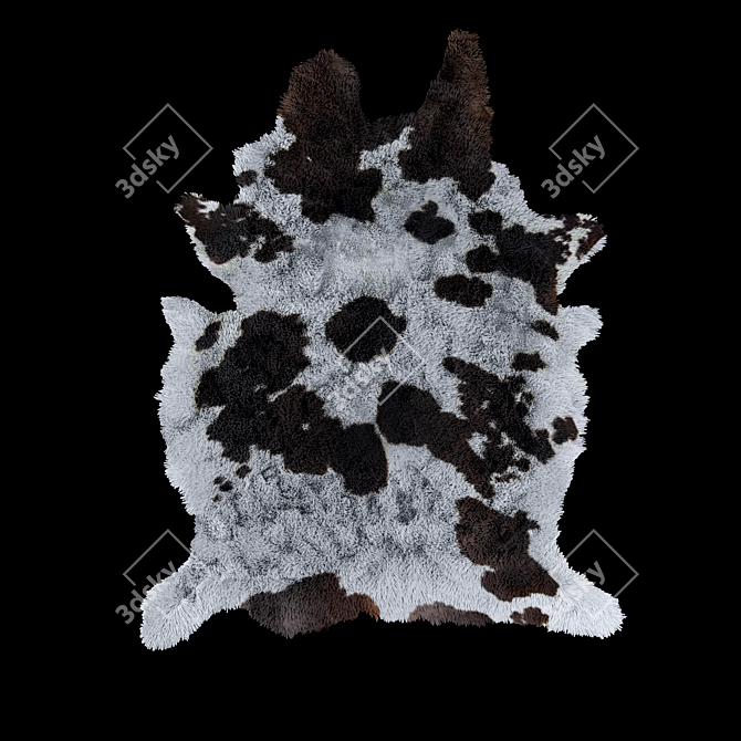  Geometric Wool Animal Hide 3D model image 2