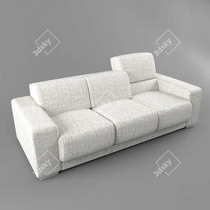 Modern MONO Sofa 3D model image 2