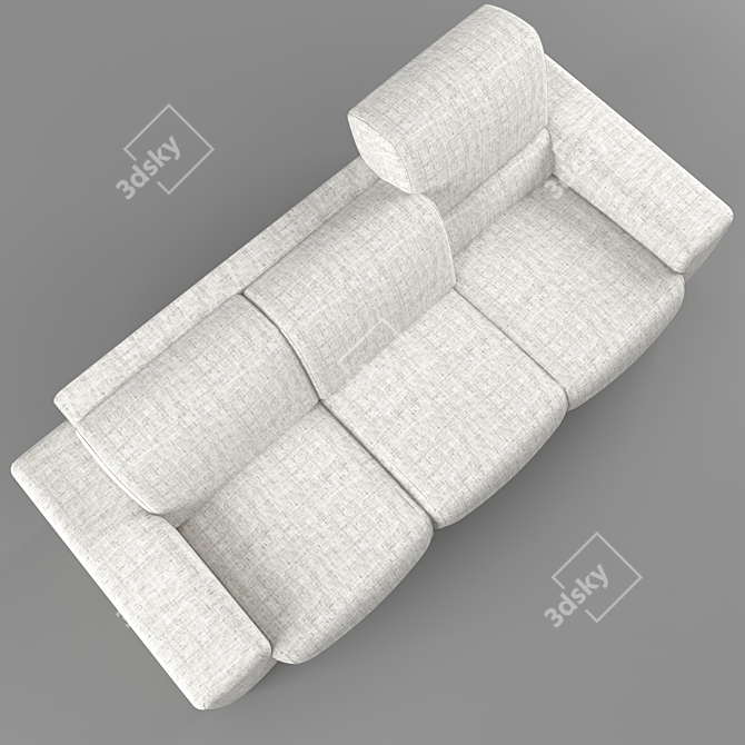 Modern MONO Sofa 3D model image 3