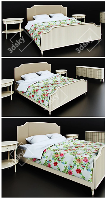 Missouri Bed Set 3D model image 2