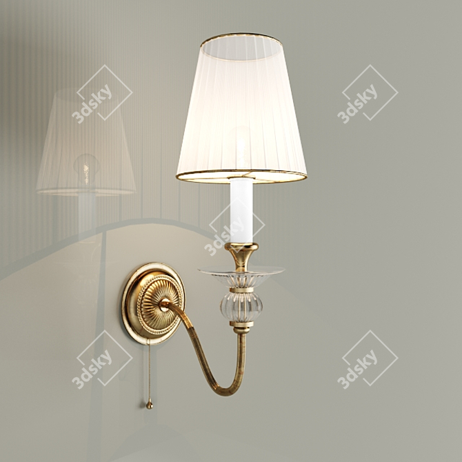Classical Wall Sconce 3D model image 1