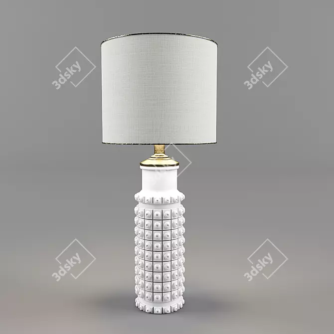 Elegant Desk Lamp 3D model image 1