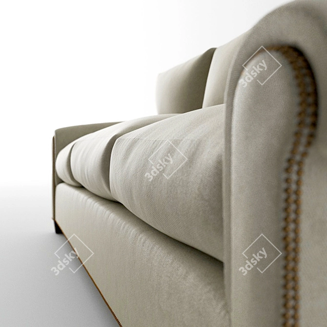 Modern Classic Baker Cinema Sofa 3D model image 3