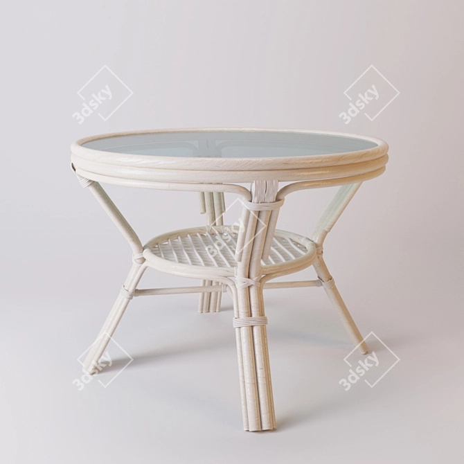 Outdoor Foldable Patio Table 3D model image 1