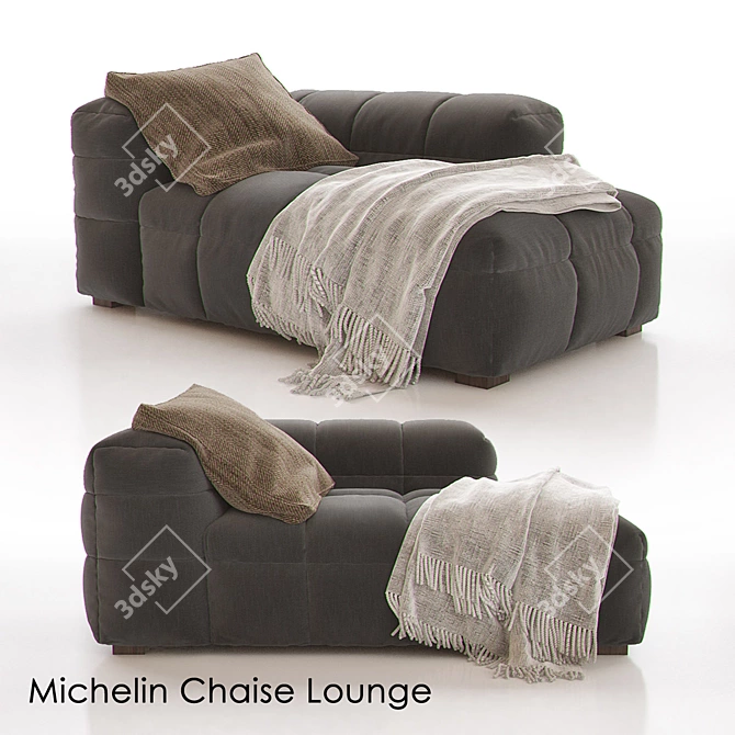 Michelin Chaise Lounge: Sleek Design by Arik Ben Simhon 3D model image 1