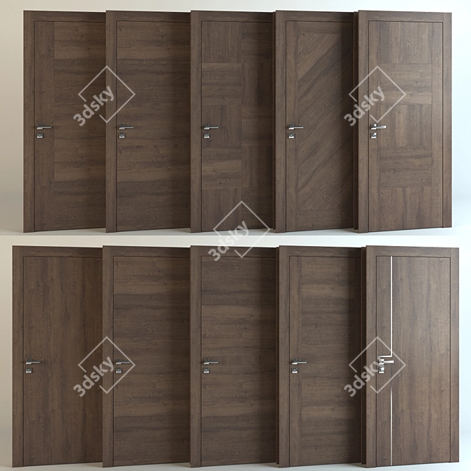 Pail Essenze Multinoce: Versatile Door Collection 3D model image 1