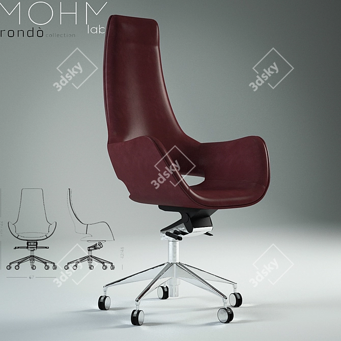 Rondo Chiar: 1200x1200 Contemporary Elegance 3D model image 1