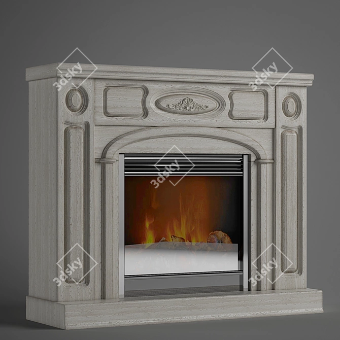 Elegant Fire Charm: Dimplex Florance 3D model image 1