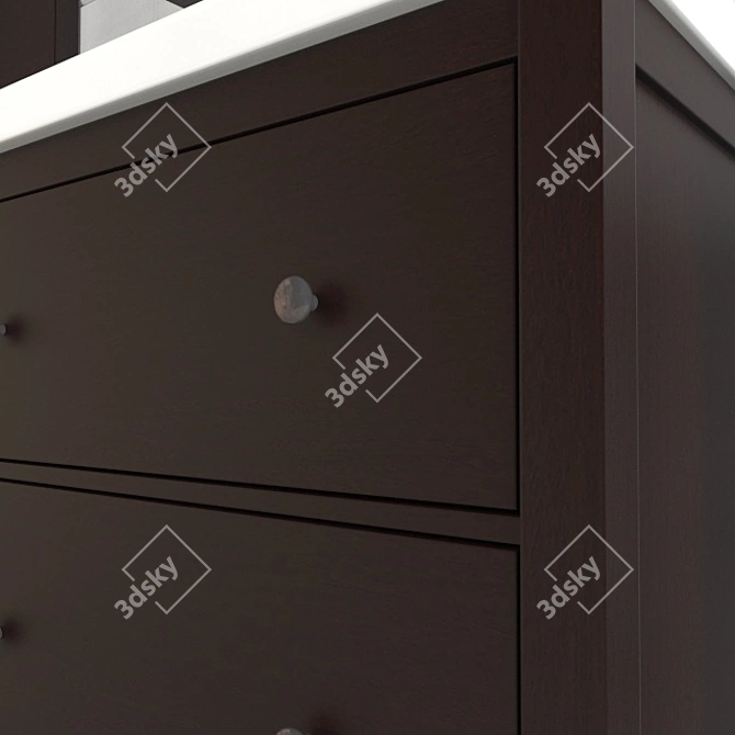 IKEA Bathroom Furniture Set 3D model image 2