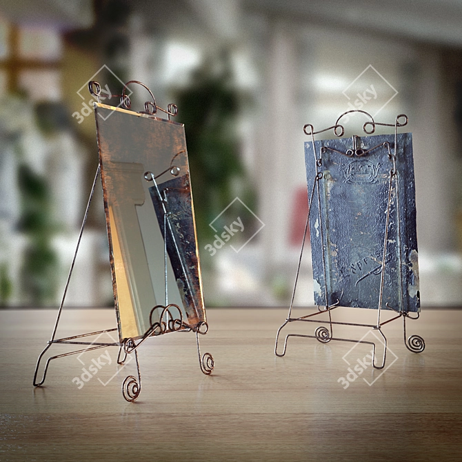 Vintage Reflective Beauty 3D model image 1