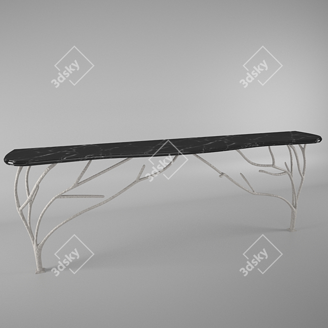 Modern Style Console 3D model image 1