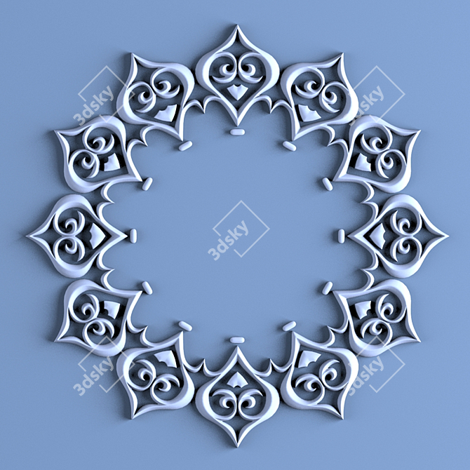 3D Decorative Panel 3D model image 1